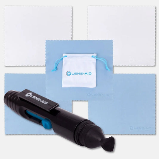 2er-Set: Lens-Pen und Mikrofasertücher