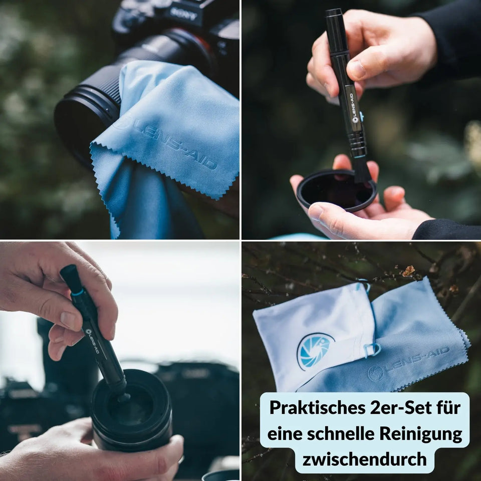Kamera-Reinigung 2er-Set - Reinigungsstift und Mikrofasertücher - Kamera & Foto > Kamerazubehör Kamerareinigung