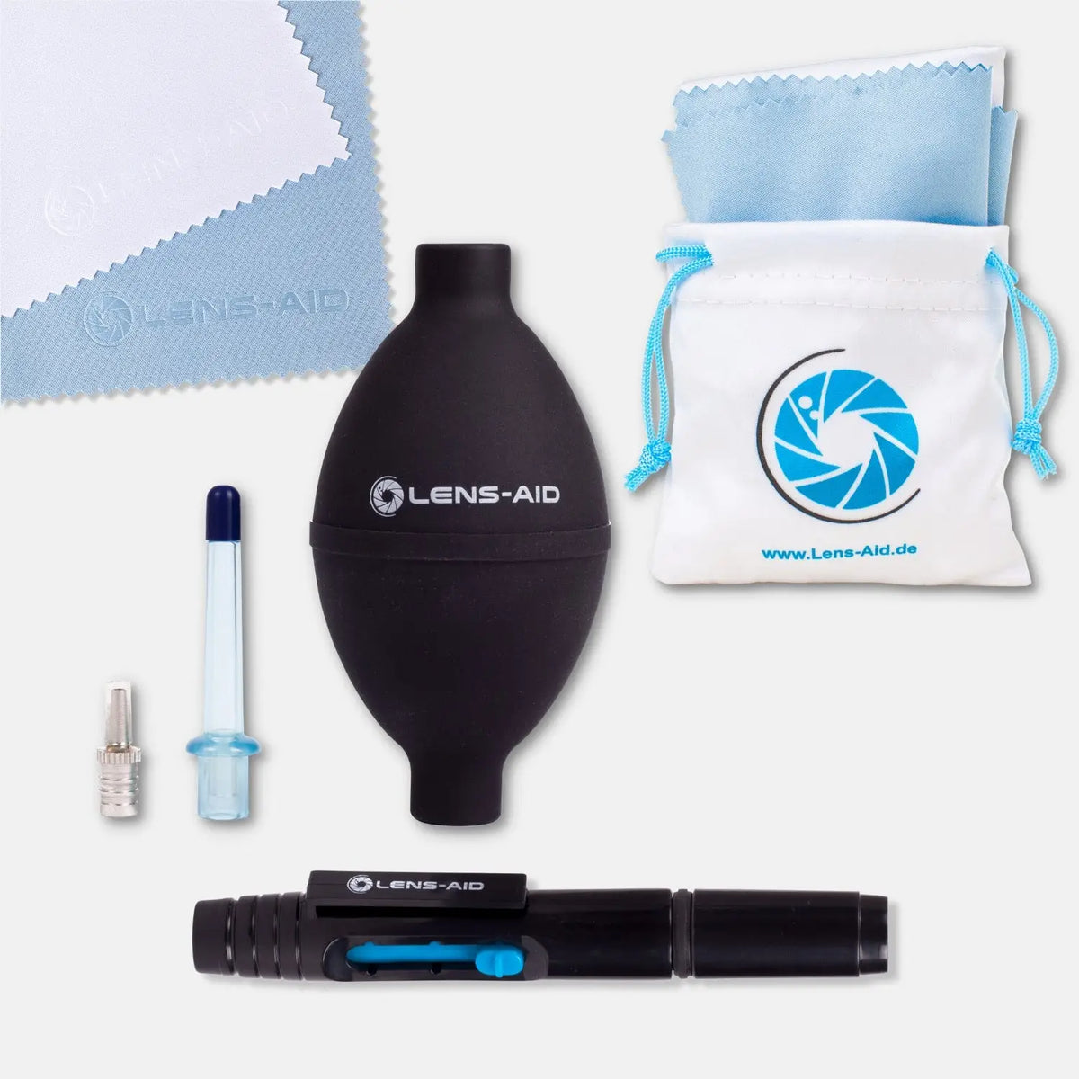 Kamera Reinigungsset 3er-Set mit Reinigungsstift & Mikrofasertüchern