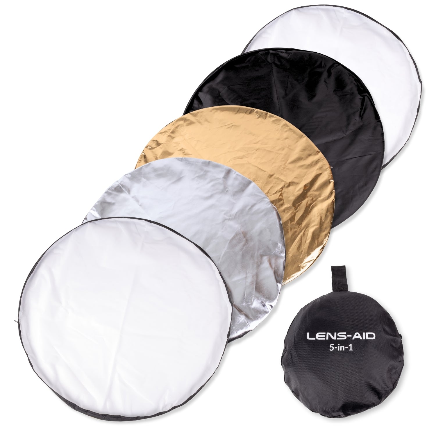 5-in-1-Faltreflektor für Porträtfotografie Produktfotos uvm. - Kamera & Foto > Fotostudio-Ausrüstung > Lichtzubehör >