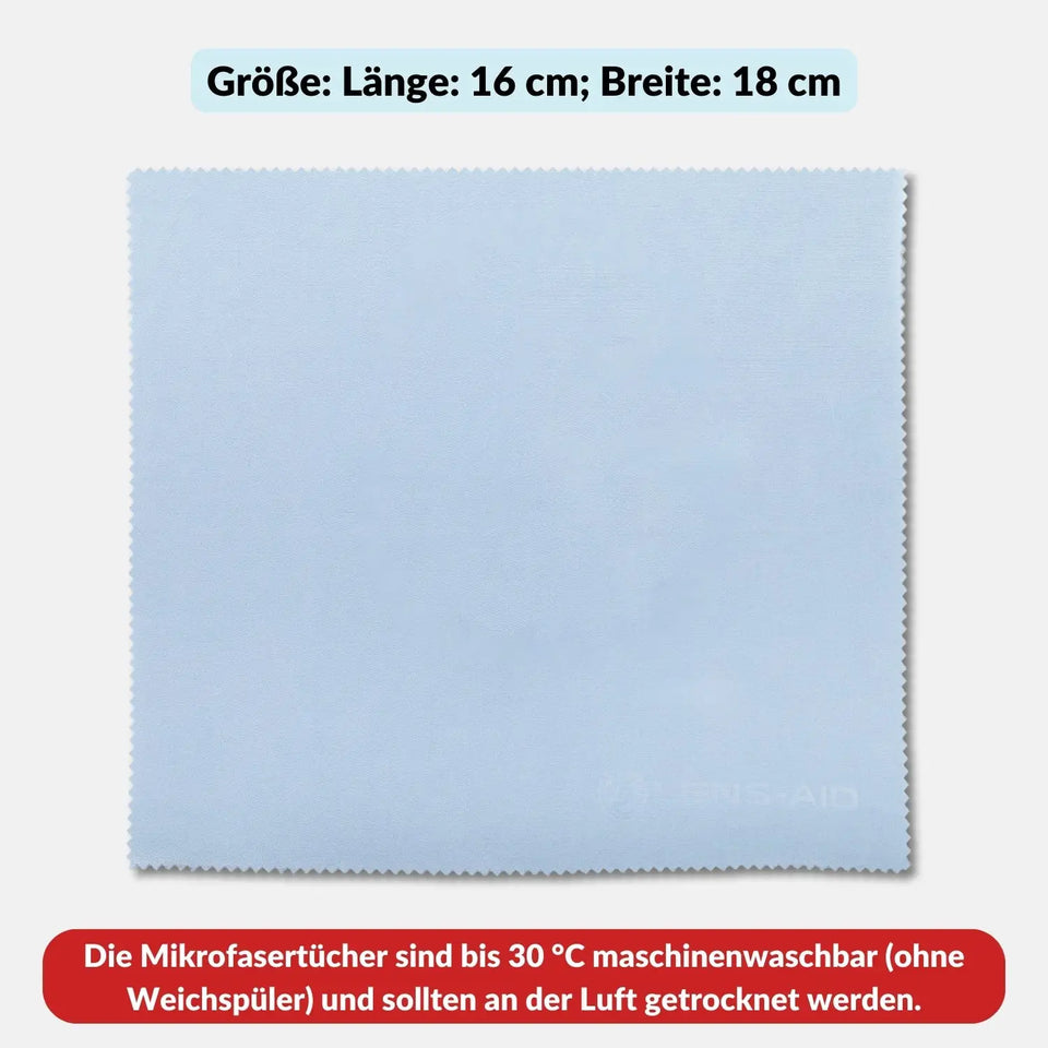 Microvezel reinigingsdoekjes, 5 stuks met opbergtas - Camera & Foto > Camera-accessoires Camerareiniging
