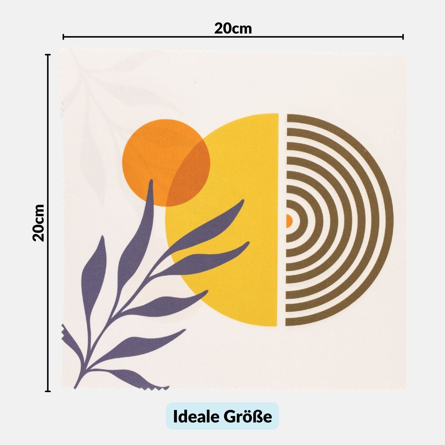 5er-Set Mikrofasertücher verschiedene Motive – fusselfrei & waschbar - Kamera & Foto > Kamerazubehör > Kamerareinigung