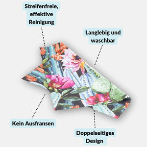 5er-Set Mikrofasertücher verschiedene Motive – fusselfrei & waschbar - Kamera Foto > Kamerazubehör Kamerareinigung