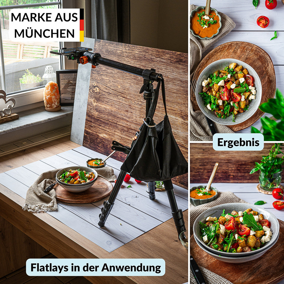 Flatlay Hintergrund 3er-Set für Einsteiger
