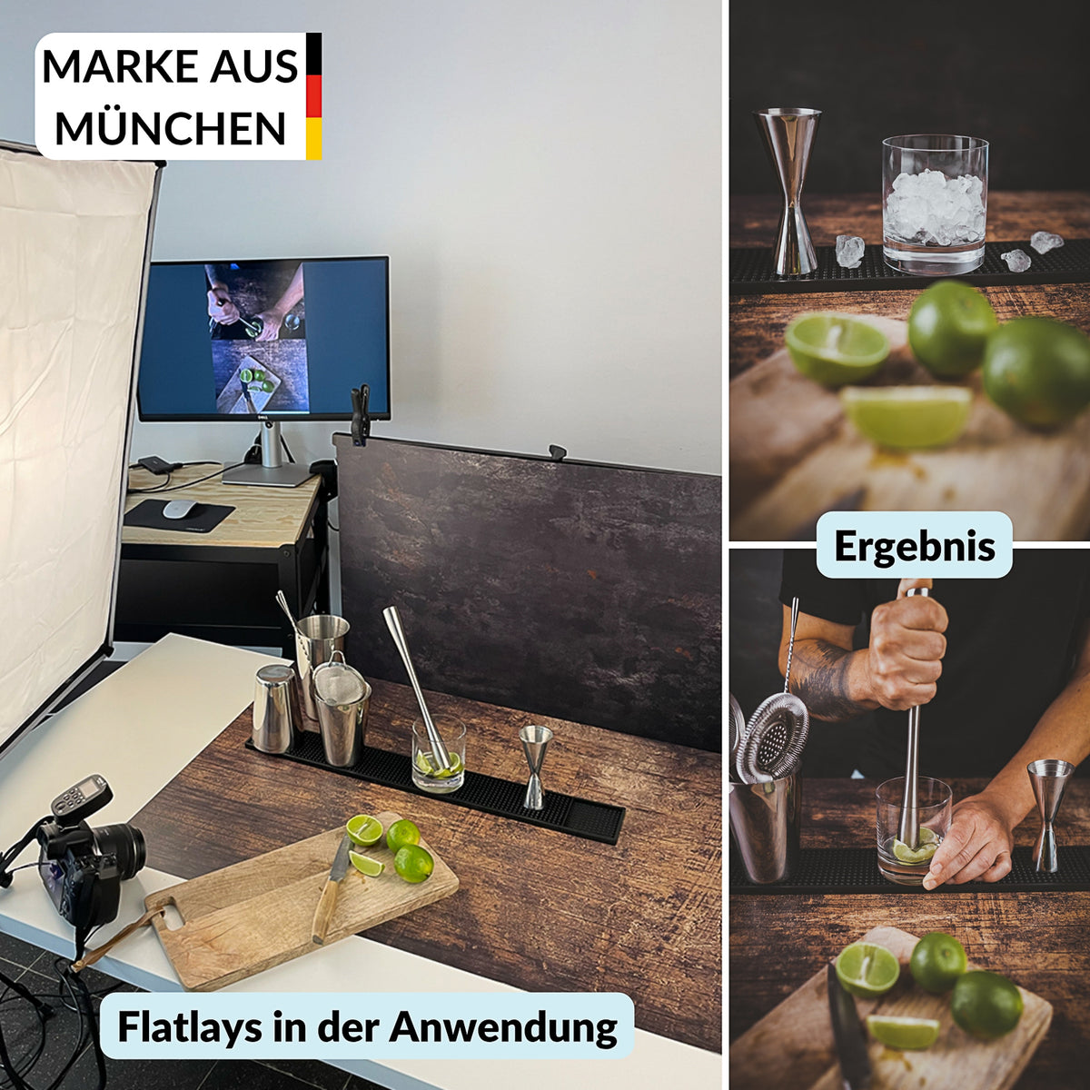 Flatlay Hintergrund 3er-Set für Einsteiger
