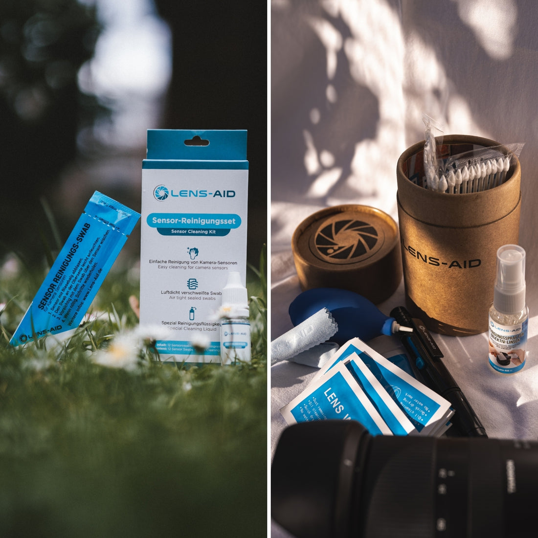 Reinigungs-Bundle für Objektiv und Sensor