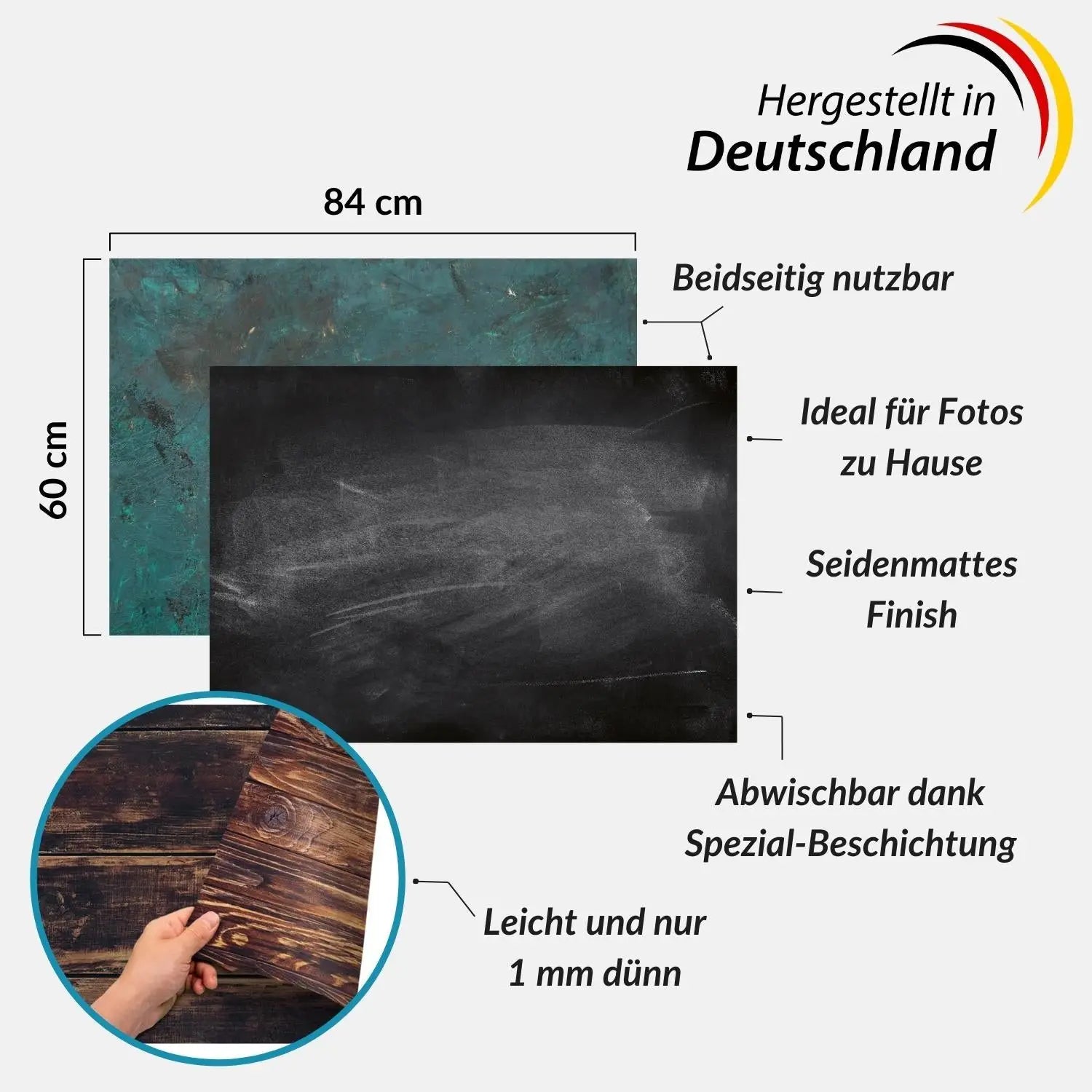 B-Ware Flatlay Fotohintergründe zum Sonderpreis - B-WARE #77 - einfarbig - Kamera & Foto > Fotostudio-Ausrüstung