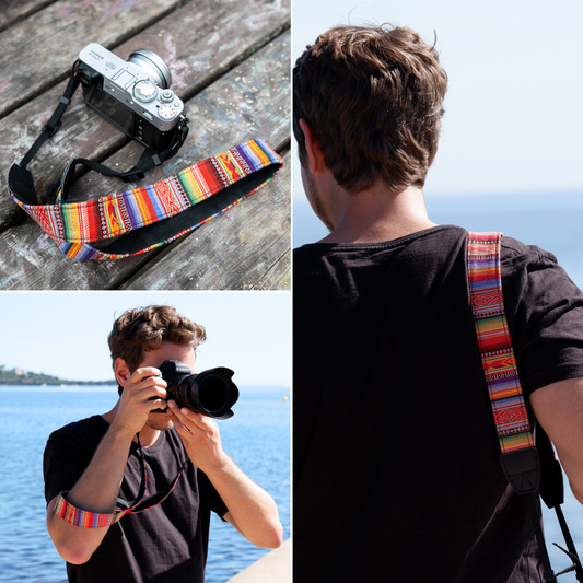 Design-Kameragurt ’Inka’ - Kamera & Foto > Kamerazubehör > Kameragurte