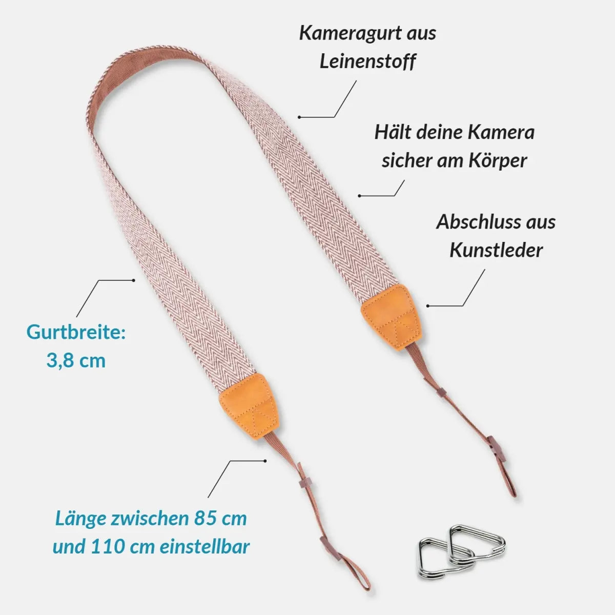 Design-Kameragurt "Inka"