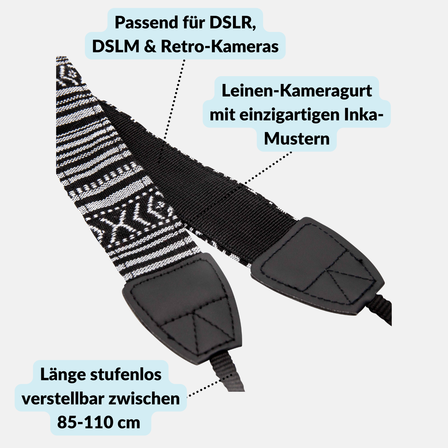 Design-Kameragurt ’Inka’ - Kamera & Foto > Kamerazubehör > Kameragurte
