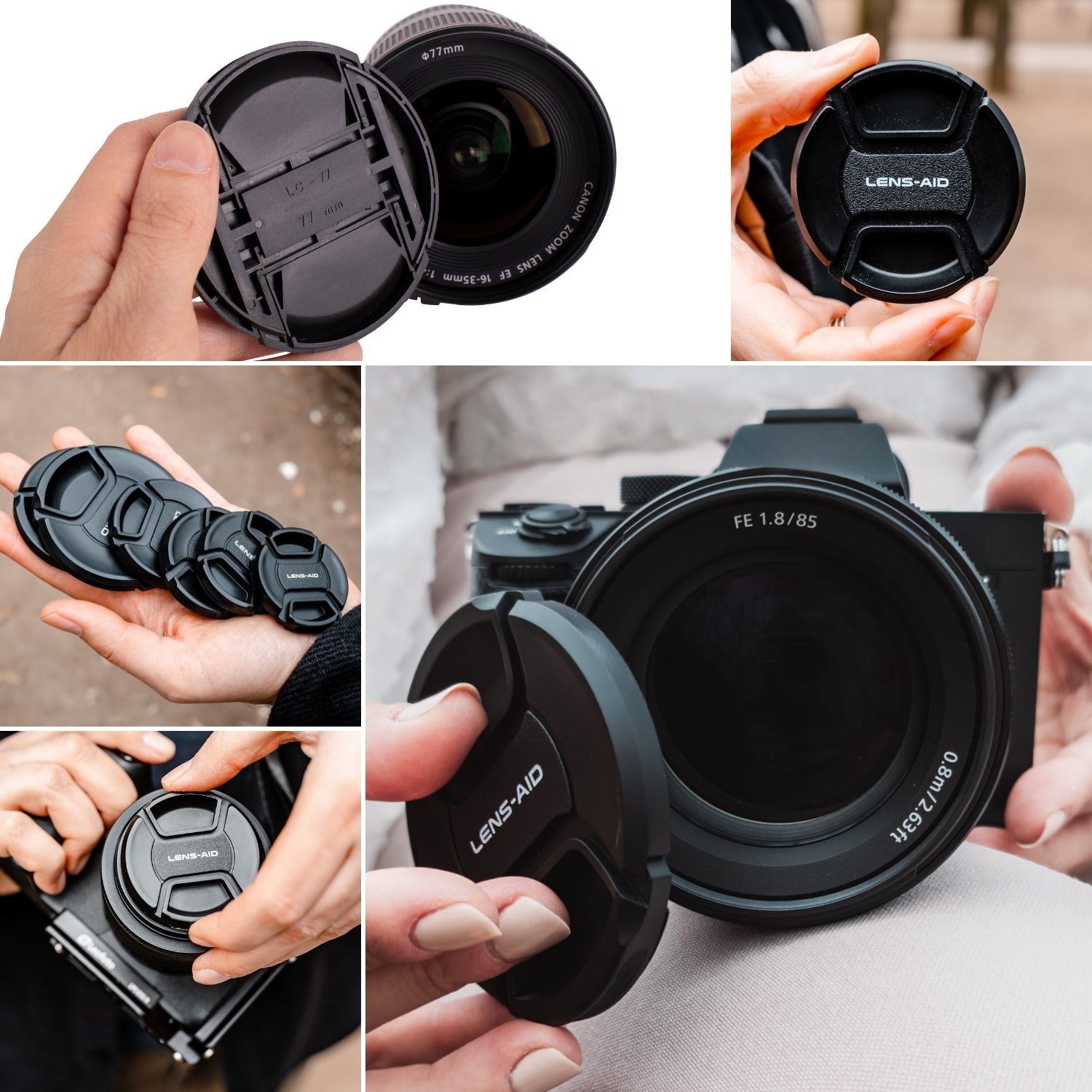 Ersatz-Objektivdeckel für Sony Canon Nikon Fujifilm & Co. - Kamera & Foto > Kamerazubehör > Objektivzubehör >