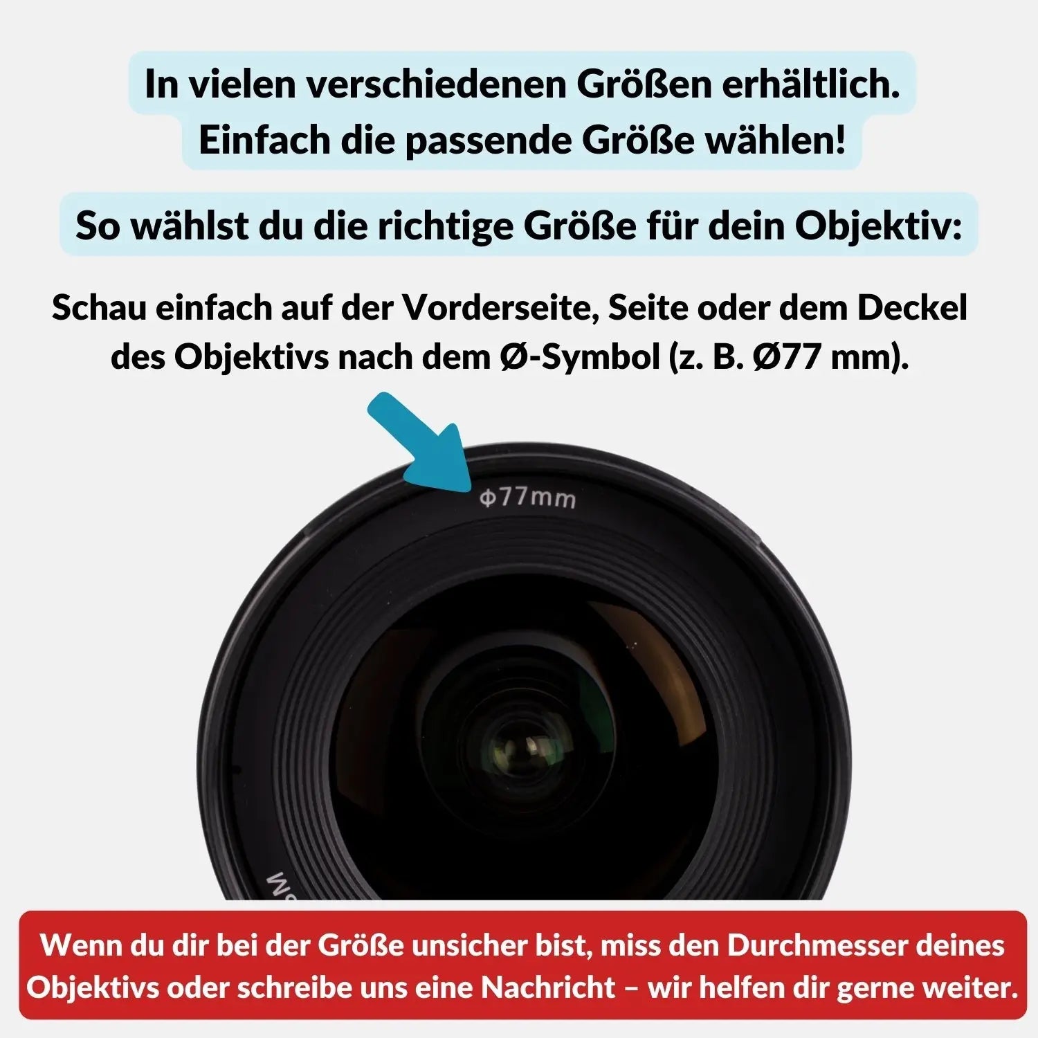Ersatz-Objektivdeckel - kompatibel mit Sony Canon & Nikon - Kamera Foto > Kamerazubehör Objektivzubehör Objektivdeckel