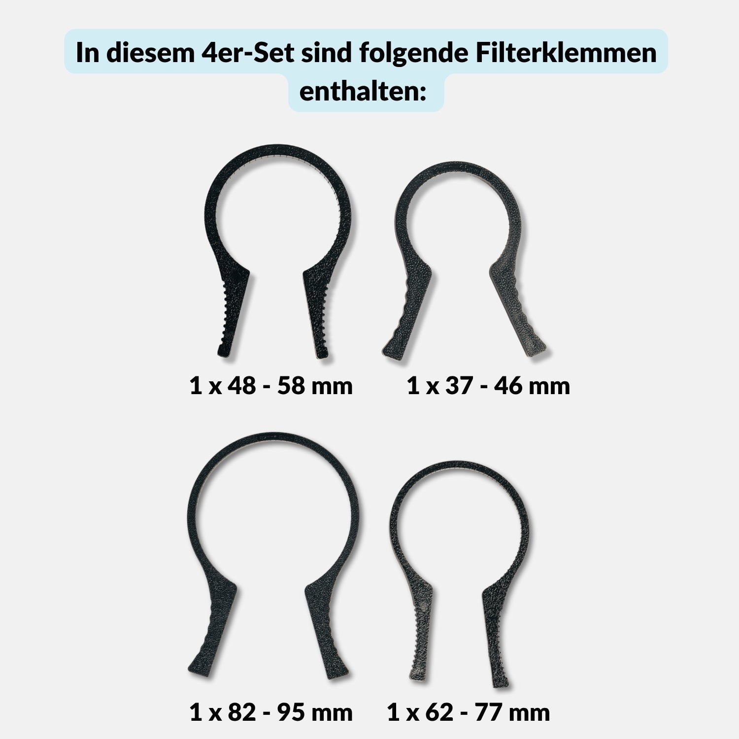 Filterklemmen-Set zum Lösen festsitzender Objektivfilter - Kamera & Foto > Kamerazubehör > Objektivzubehör >