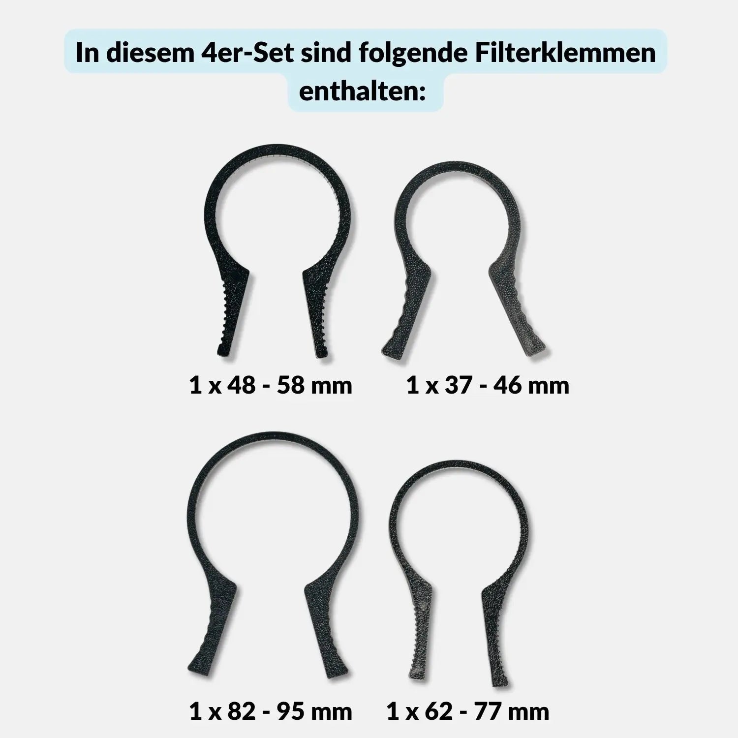 Filterklemmen-Set zum Lösen festsitzender Objektivfilter - Kamera & Foto > Kamerazubehör Objektivzubehör Filterzubehör