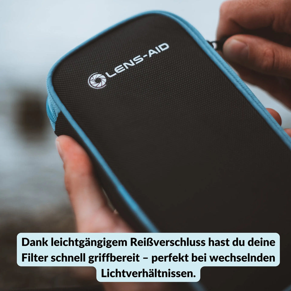 Filtertasche für Rundfilter bis 82mm – 3 oder 9 Fächer - Kamera & Foto > Kamerazubehör Objektivzubehör Filterzubehör