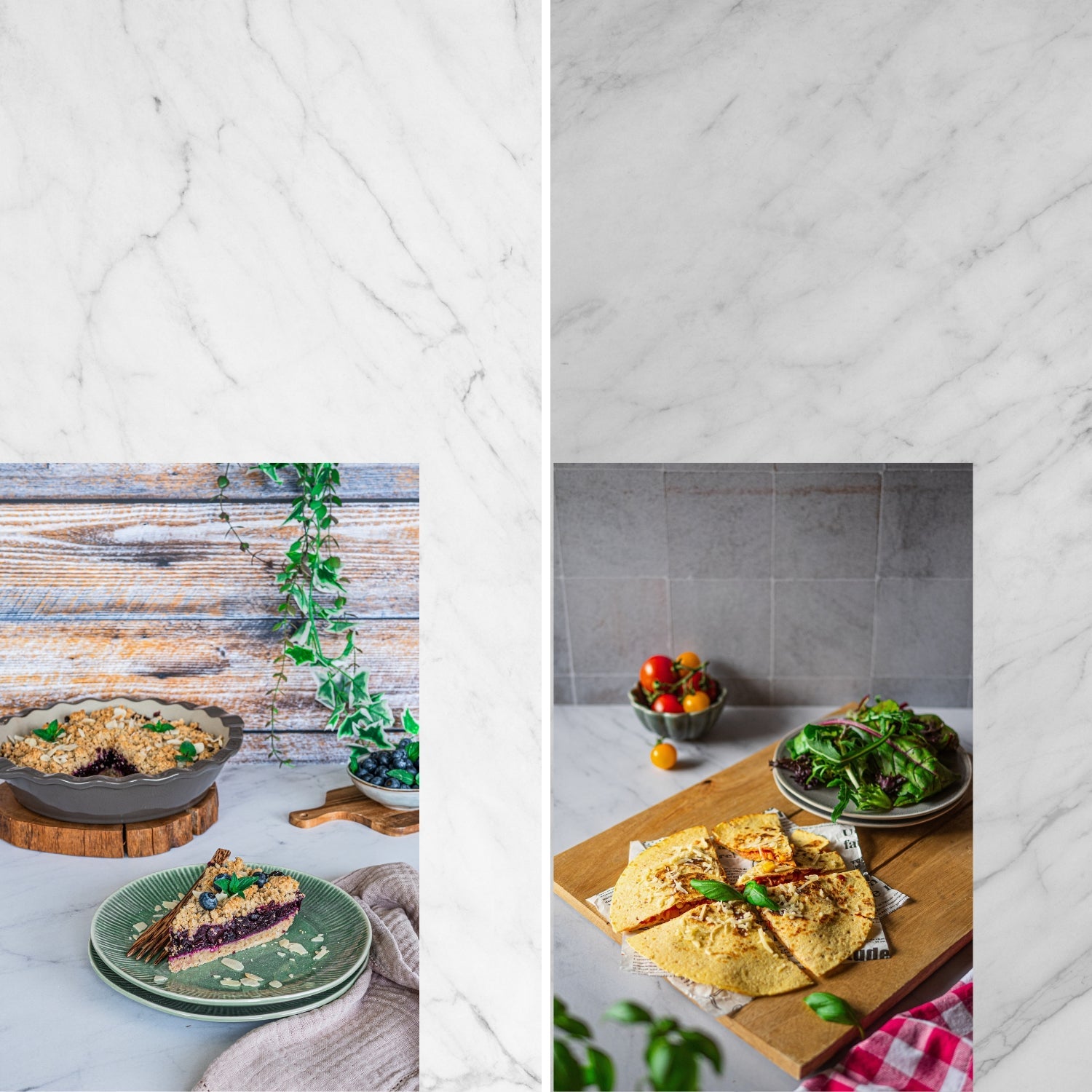 Flatlay Bestseller-Bundles: 5 Hintergründe im Sparset - Kamera & Foto > Fotostudio-Ausrüstung > Hintergründe >