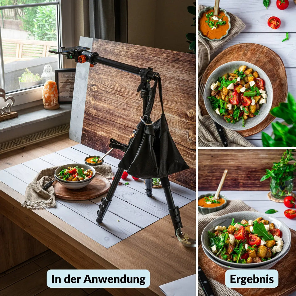 Flatlay Hintergrund Set – 5 Hintergründe mit 10 Motiven - Kamera & Foto > Fotostudio-Ausrüstung Fotohintergründe