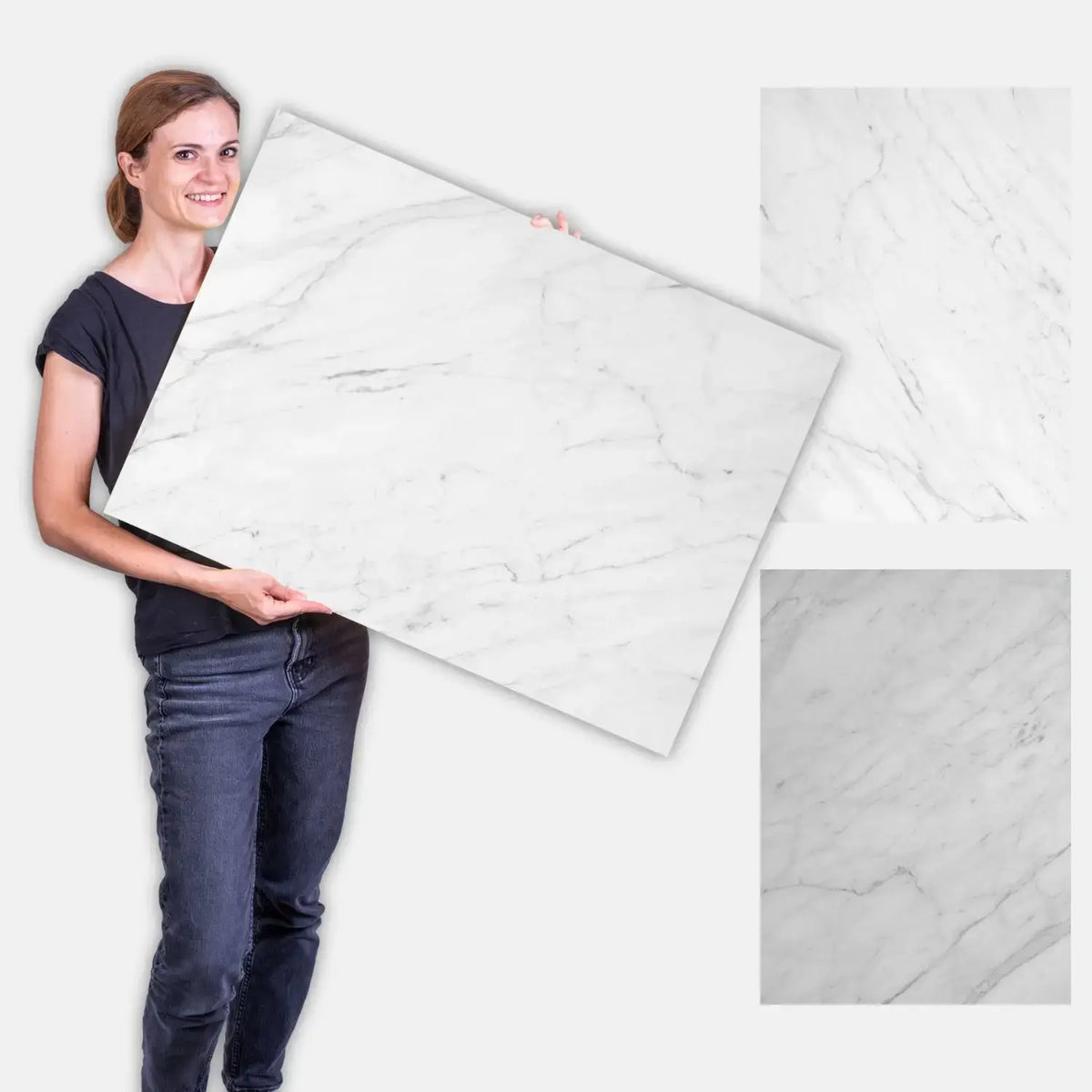 Flatlay Hintergrund - Auslaufmodelle - 84×60 cm doppelseitig - Stein 148 - Kamera & Foto > Fotostudio-Ausrüstung