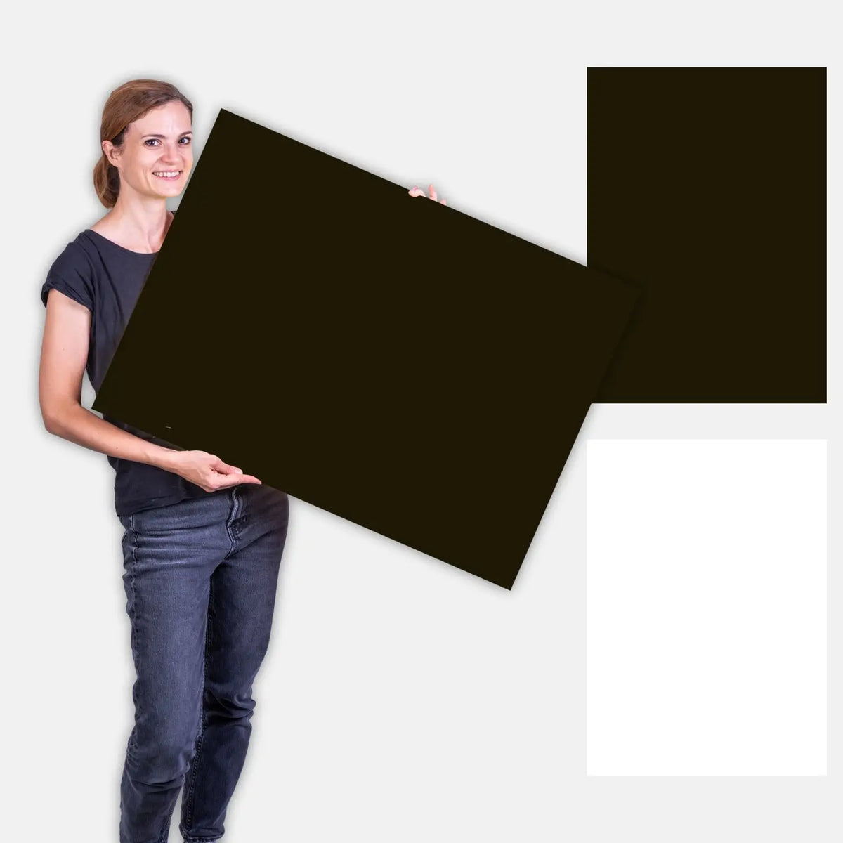 Flatlay Hintergrund 84 × 60 cm, doppelseitig – Einfarbig / Verlauf