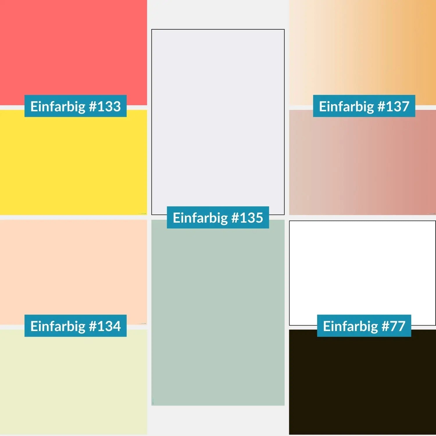 Flatlay Hintergrund 84 × 60 cm doppelseitig – Einfarbig / Verlauf - Bestseller-Set einfarbig - Kamera & Foto >