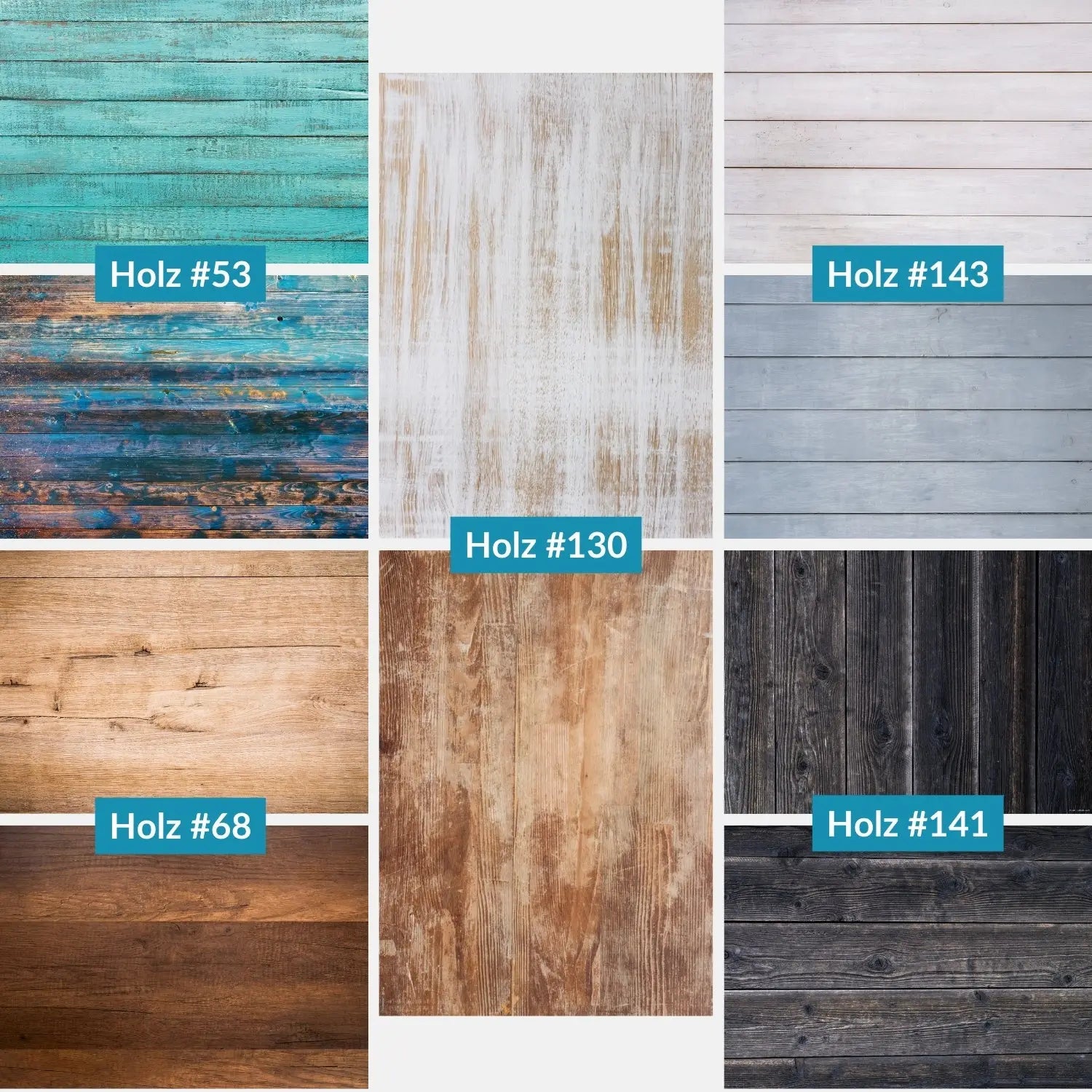 Flatlay Hintergrund 84 × 60 cm doppelseitig – Holzoptik - Bestseller-Set Holz #2 - Kamera & Foto >