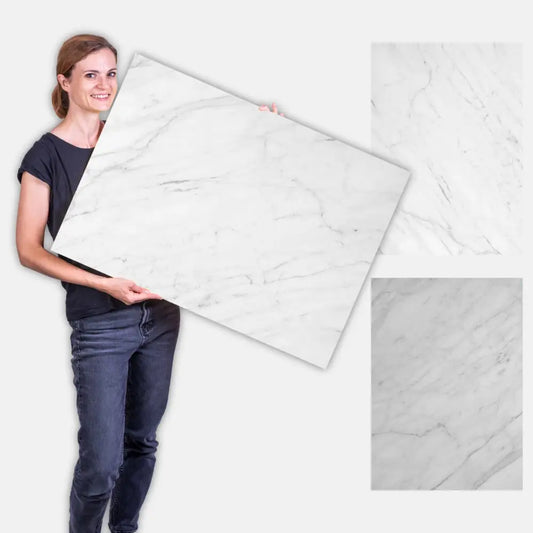 Flatlay Hintergrund 84 × 60 cm doppelseitig Marmor-Optik #148 - Kamera & Foto > Fotostudio-Ausrüstung > Hintergründe >