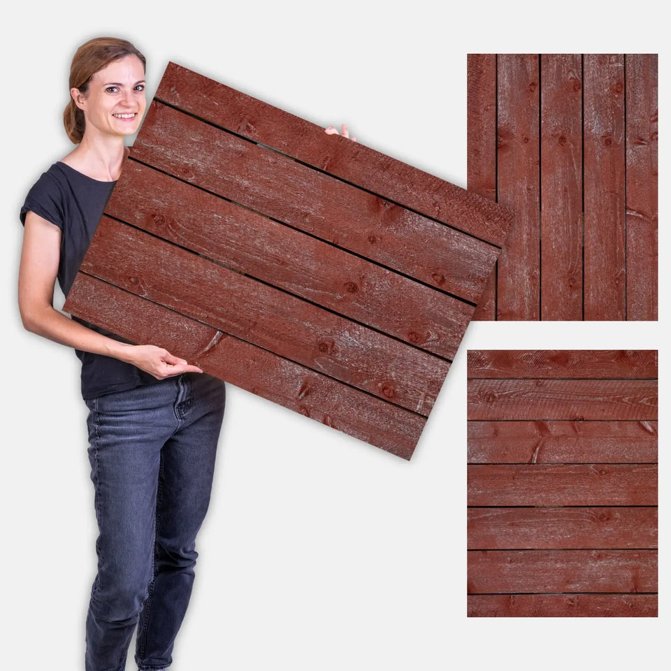 Flatlay Hintergrund - Auslaufmodelle - 84×60 cm doppelseitig - Holz 142 - Kamera & Foto > Fotostudio-Ausrüstung