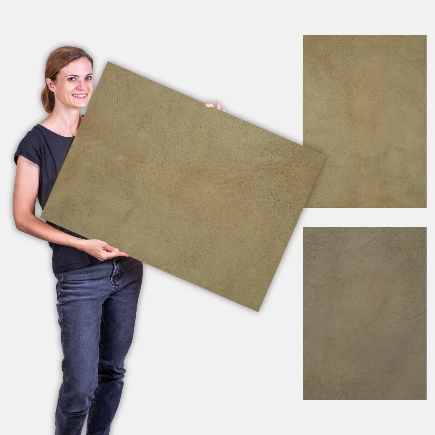 Flatlay Hintergrund - Auslaufmodelle - 84×60 cm doppelseitig - Stein 146 - Kamera & Foto > Fotostudio-Ausrüstung