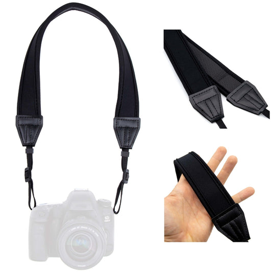 Gepolsterter Neopren-Kameragurt für deine Canon Nikon oder Sony - Kamera & Foto > Kamerazubehör > Kameragurte