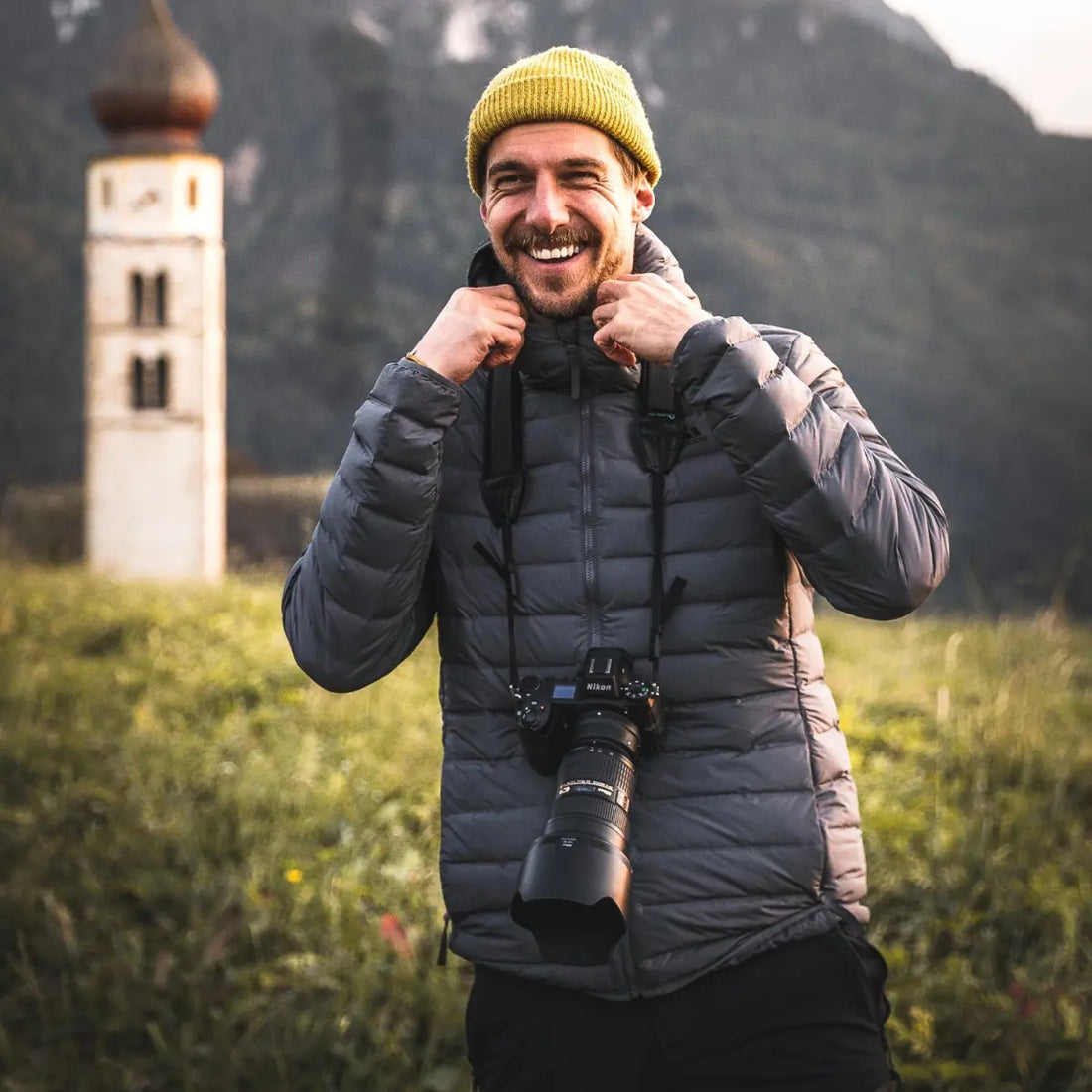 Gepolsterter Neopren-Kameragurt für deine Canon, Nikon oder Sony