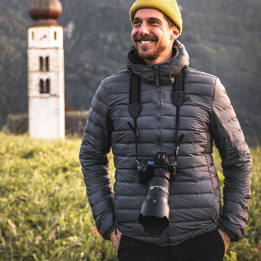 Gepolsterter Neopren-Kameragurt für deine Canon Nikon oder Sony - Kamera & Foto > Kamerazubehör > Kameragurte