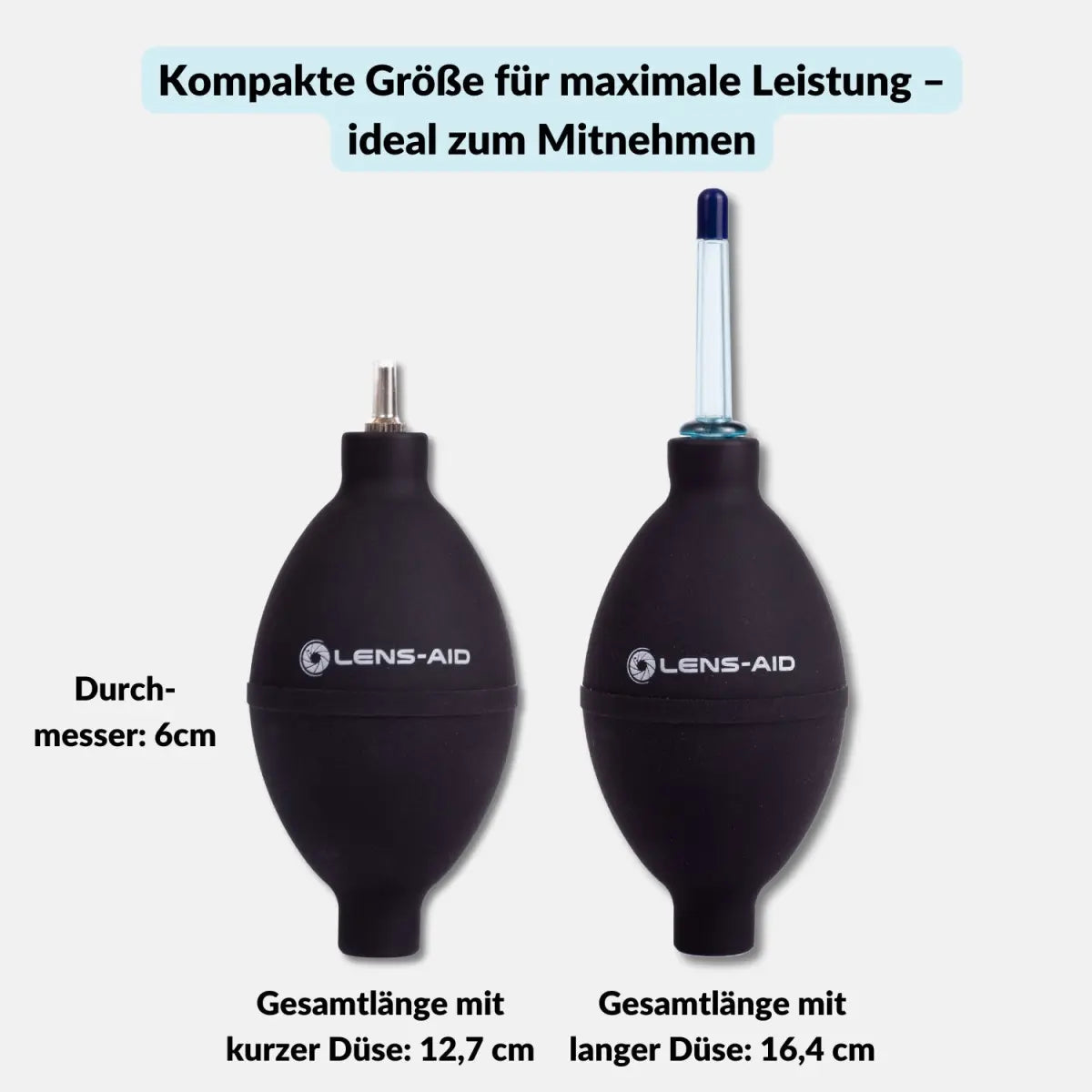 Großer Power Blasebalg mit zwei Düsen für Kamera und Objektive - Kamera & Foto > Kamerazubehör > Kamerareinigung >