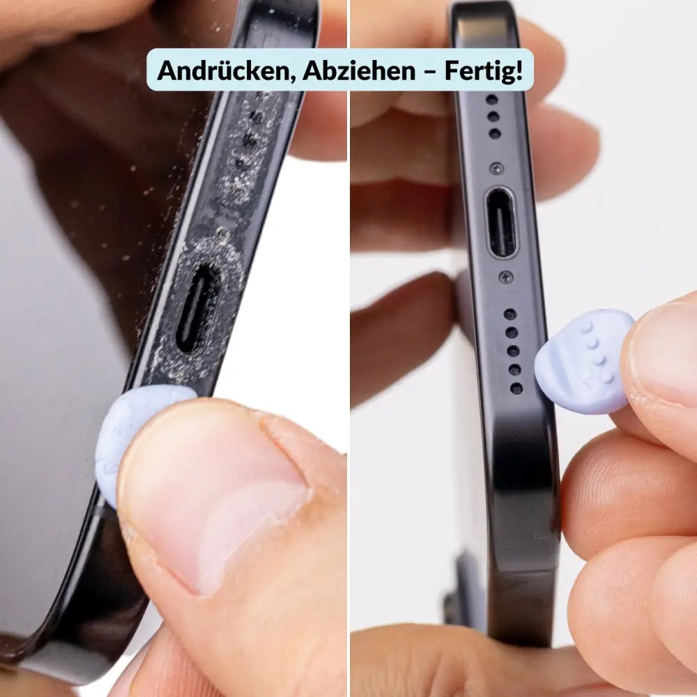 Handy Reinigungsset inkl. Reinigungsknete für USB-C Anschluss Kopfhörer Tastatur etc. - Elektronik > Elektronikzubehör
