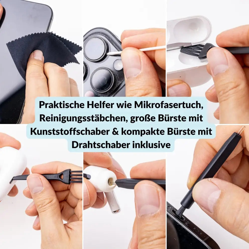 Handy Reinigungsset inkl. Reinigungsknete für USB-C Anschluss Kopfhörer Tastatur etc. - Elektronik > Elektronikzubehör