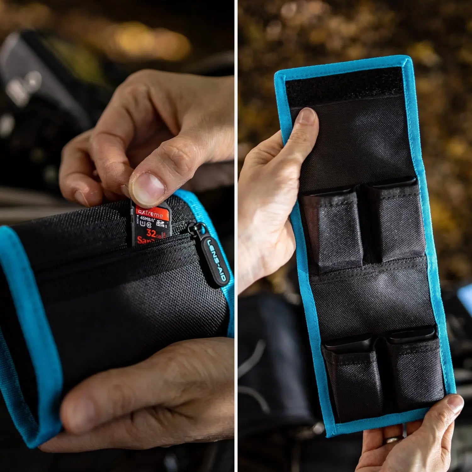Kamera Akku-Tasche für bis zu 4 Akkus & Batterien - Foto > Kamerazubehör Ladegeräte Akku-Zubehör Akku-Taschen