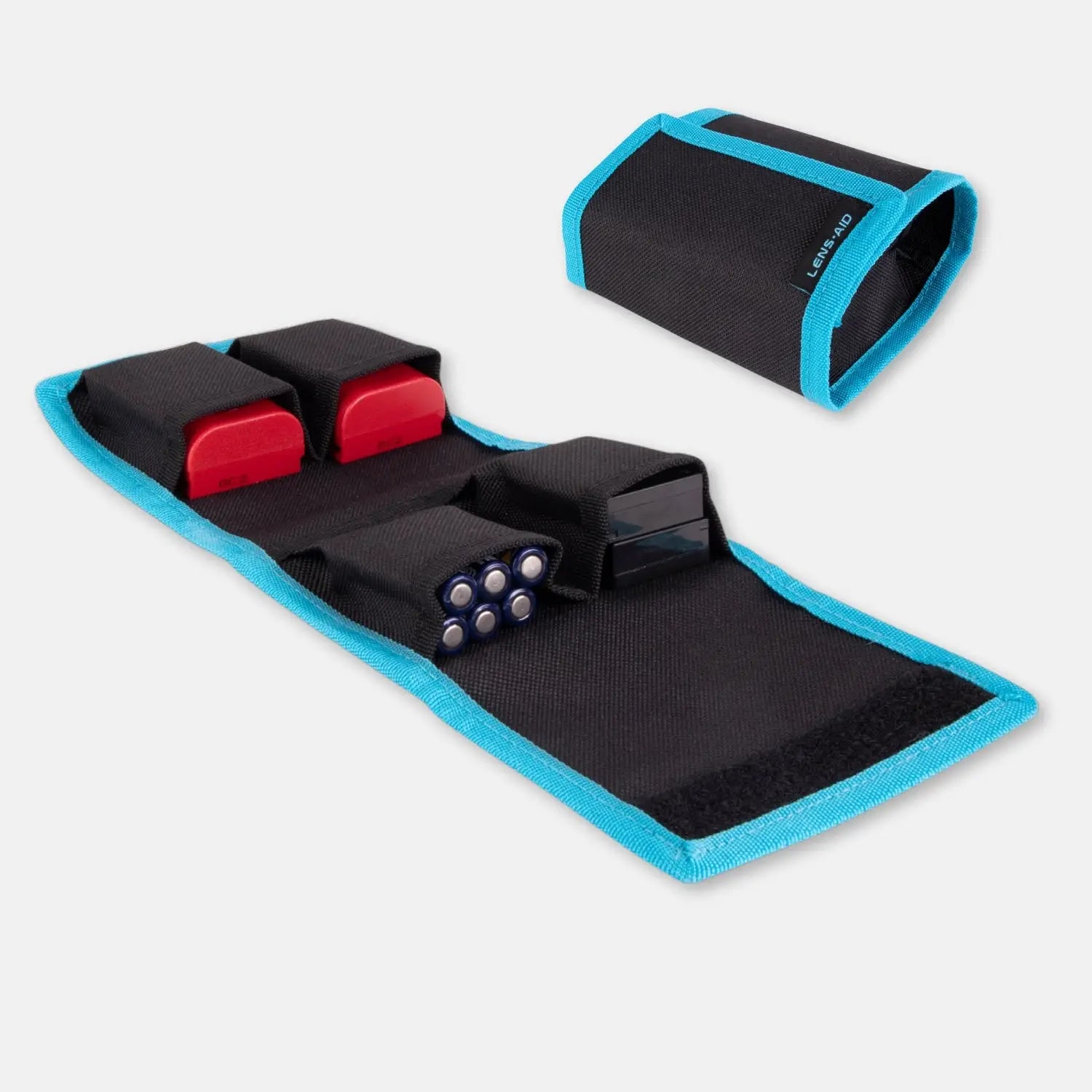 Kamera Akku-Tasche für bis zu 4 Akkus & Batterien - Foto > Kamerazubehör Ladegeräte Akku-Zubehör Akku-Taschen