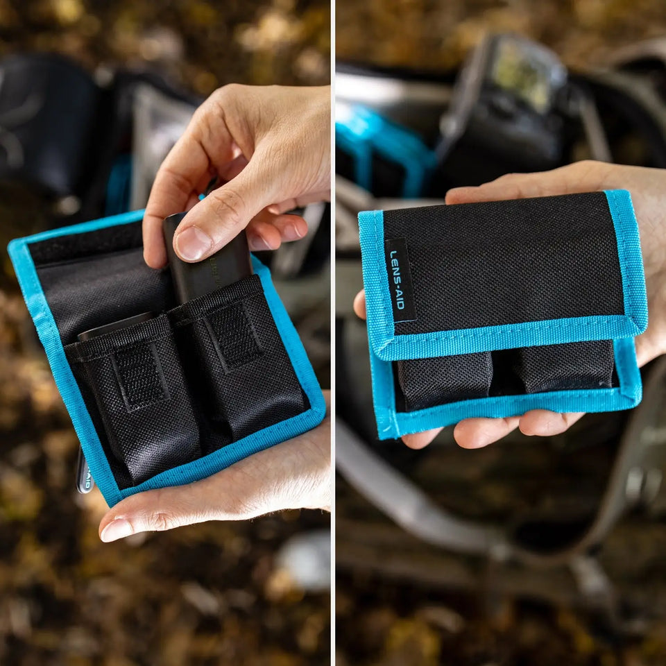 Kamera Akku-Tasche für bis zu 4 Akkus & Batterien - Foto > Kamerazubehör Ladegeräte Akku-Zubehör Akku-Taschen