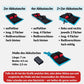 Kamera Akku-Tasche für bis zu 4 Akkus & Batterien - Kamera & Foto > Kamerazubehör > Akkus & Ladegeräte > Akku-Zubehör >
