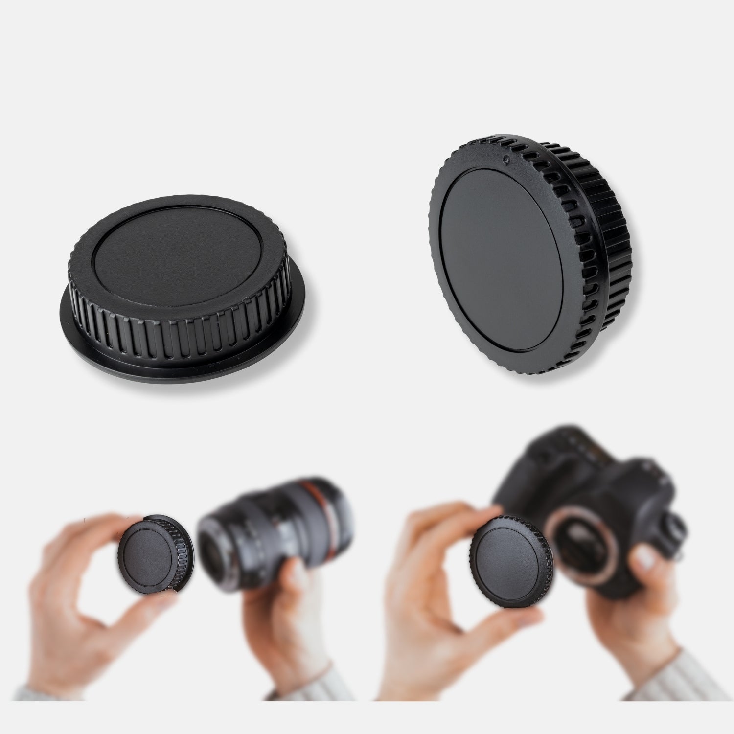 Kamera-Gehäuse & Objektivrückdeckel Set für Sony Canon Nikon Fujifilm & mehr - Kamera & Foto > Kamerazubehör >