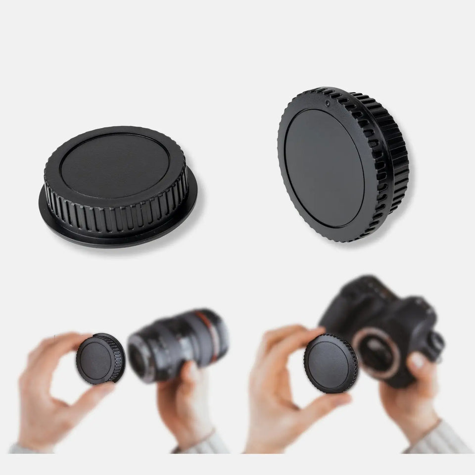 Kamera-Gehäuse & Objektivrückdeckel Set für Sony Canon Nikon Fujifilm mehr - Kamera Foto > Kamerazubehör