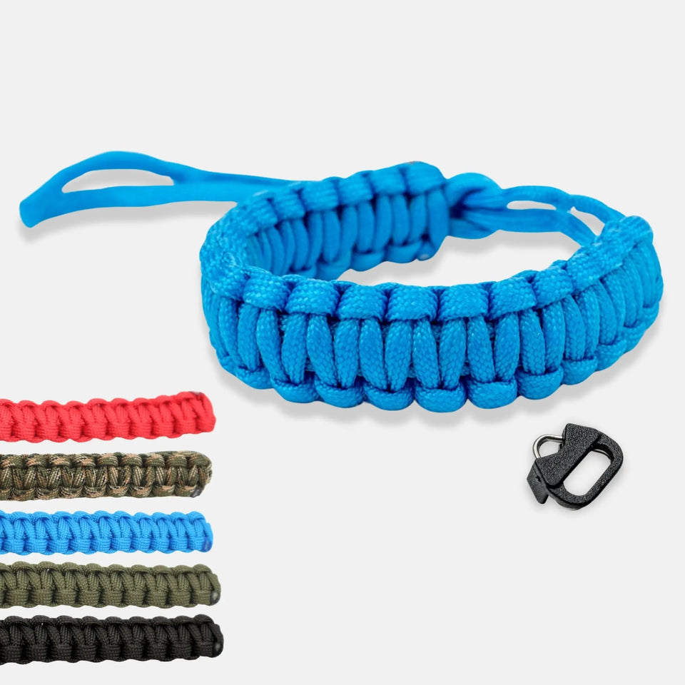 Kamera Handschlaufe aus Paracord fürs Handgelenk - Blau - & Foto > Kamerazubehör Kameragurte Kamera-Handschlaufen