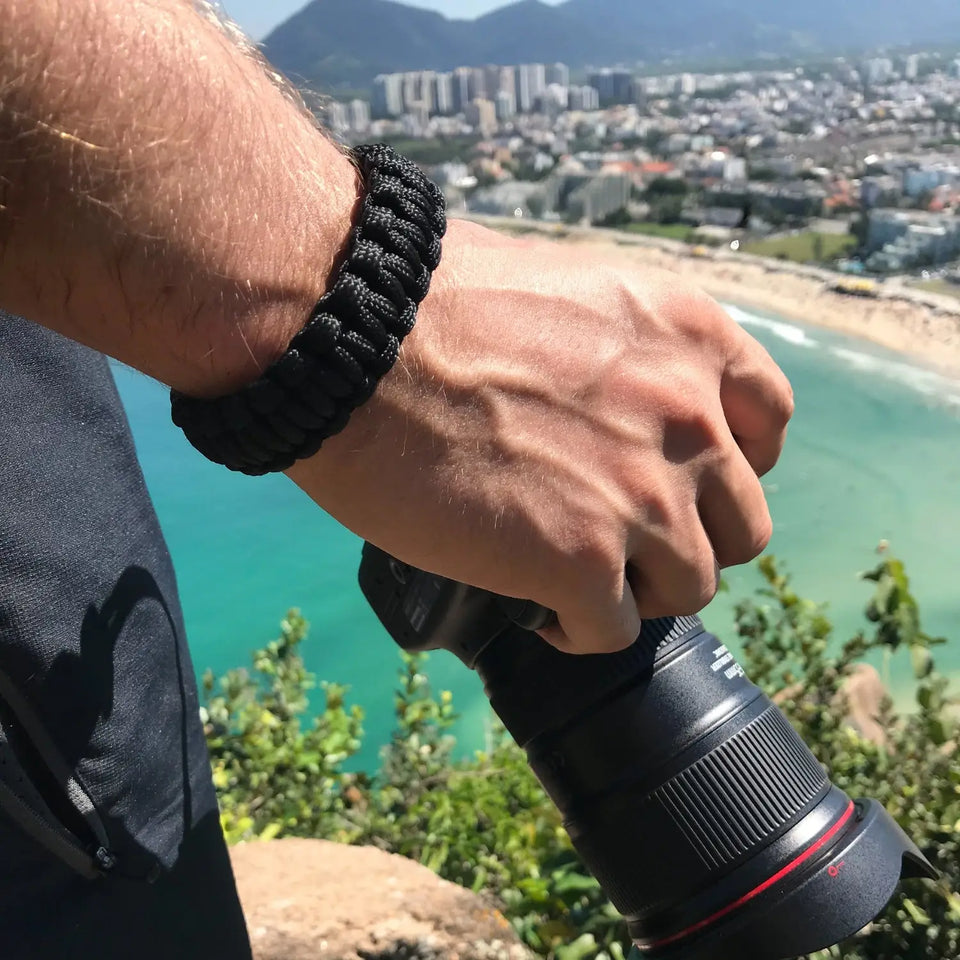 Kamera Handschlaufe aus Paracord fürs Handgelenk - & Foto > Kamerazubehör Kameragurte Kamera-Handschlaufen