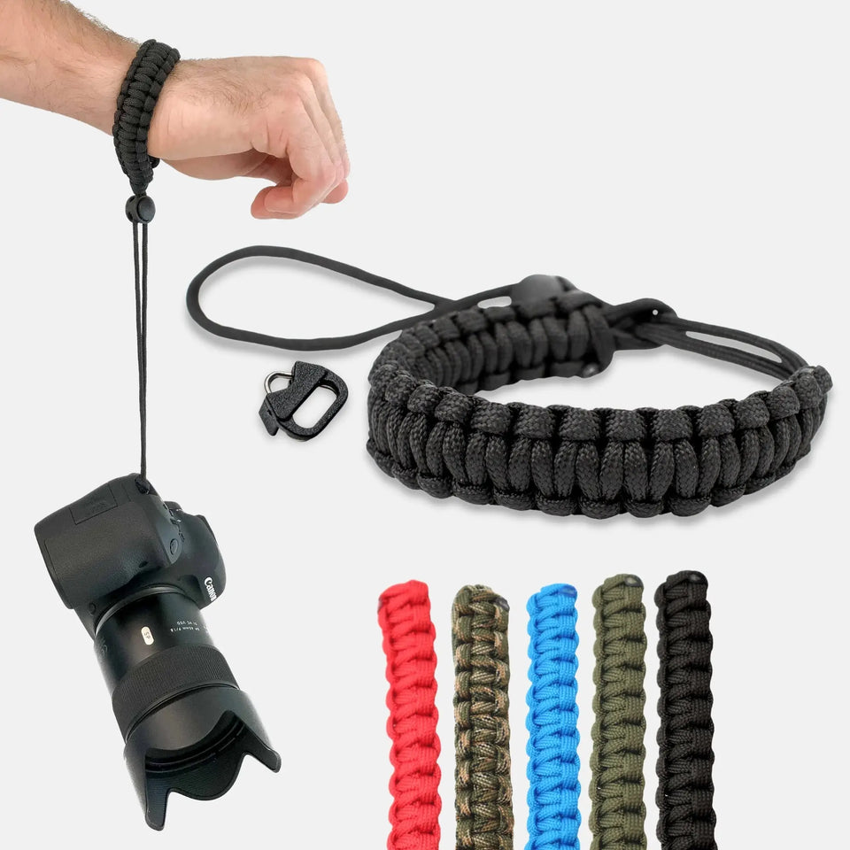 Kamera Handschlaufe aus Paracord fürs Handgelenk - & Foto > Kamerazubehör Kameragurte Kamera-Handschlaufen
