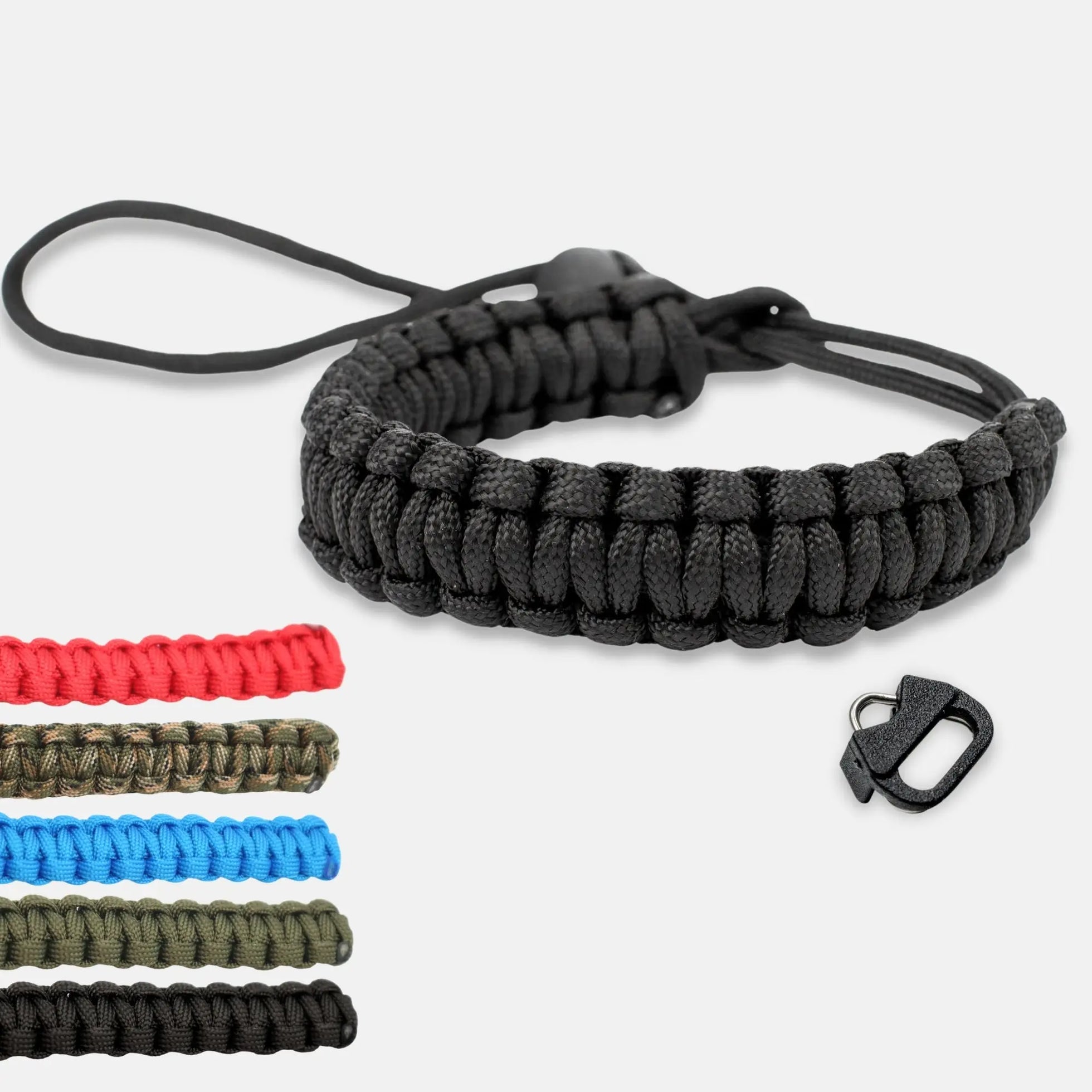 Kamera Handschlaufe aus Paracord fürs Handgelenk - Schwarz - & Foto > Kamerazubehör Kameragurte Kamera-Handschlaufen
