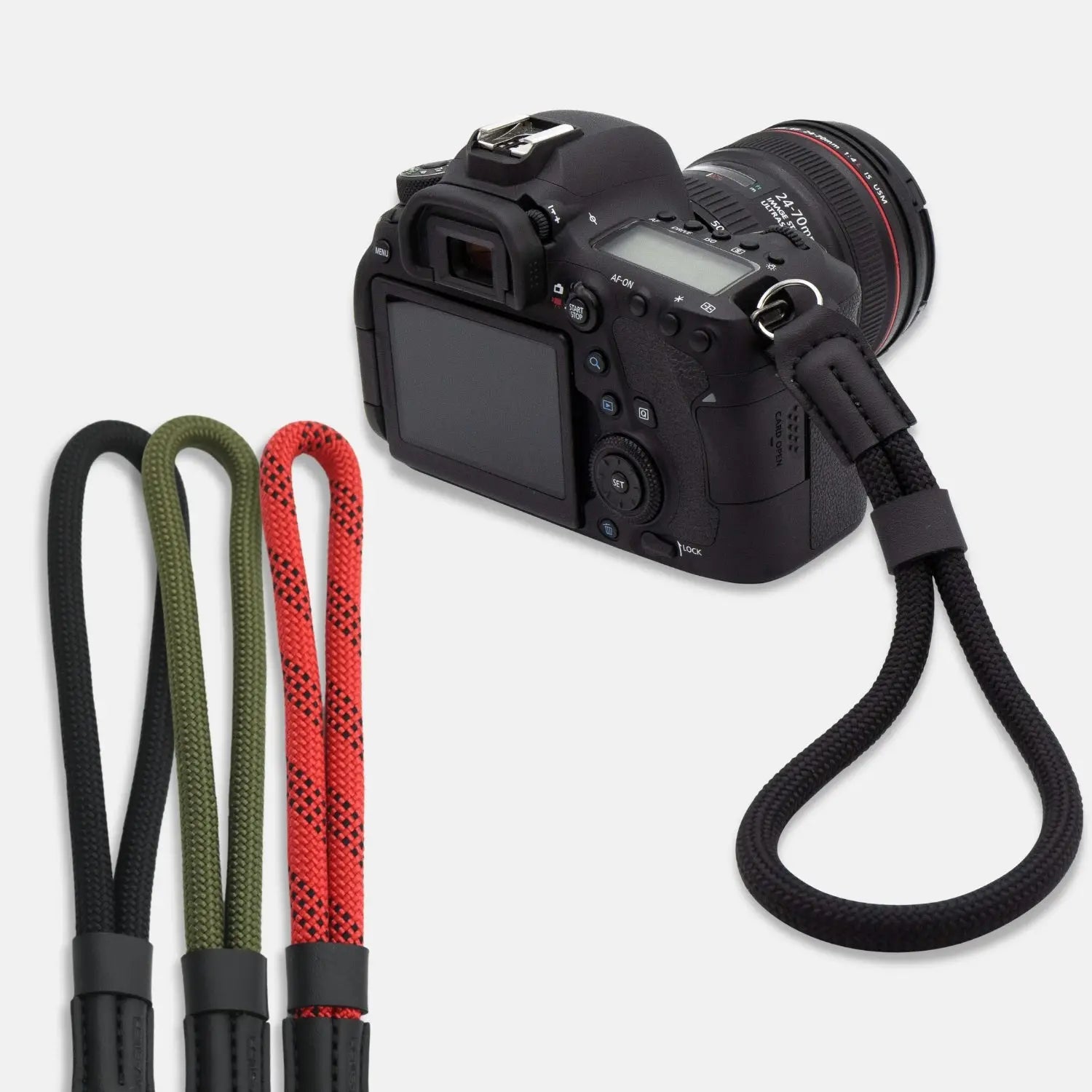 camera gear deutsch Kamera Handschlaufe Seil-Optik – fürs Handgelenk – Lens-Aid