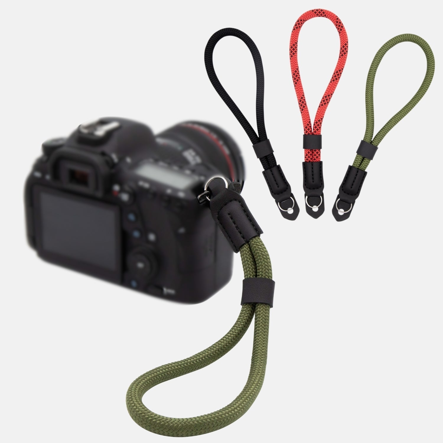 Kamera Handschlaufe in Seil-Optik fürs Handgelenk - Grün - Kamera & Foto > Kamerazubehör > Kameragurte >