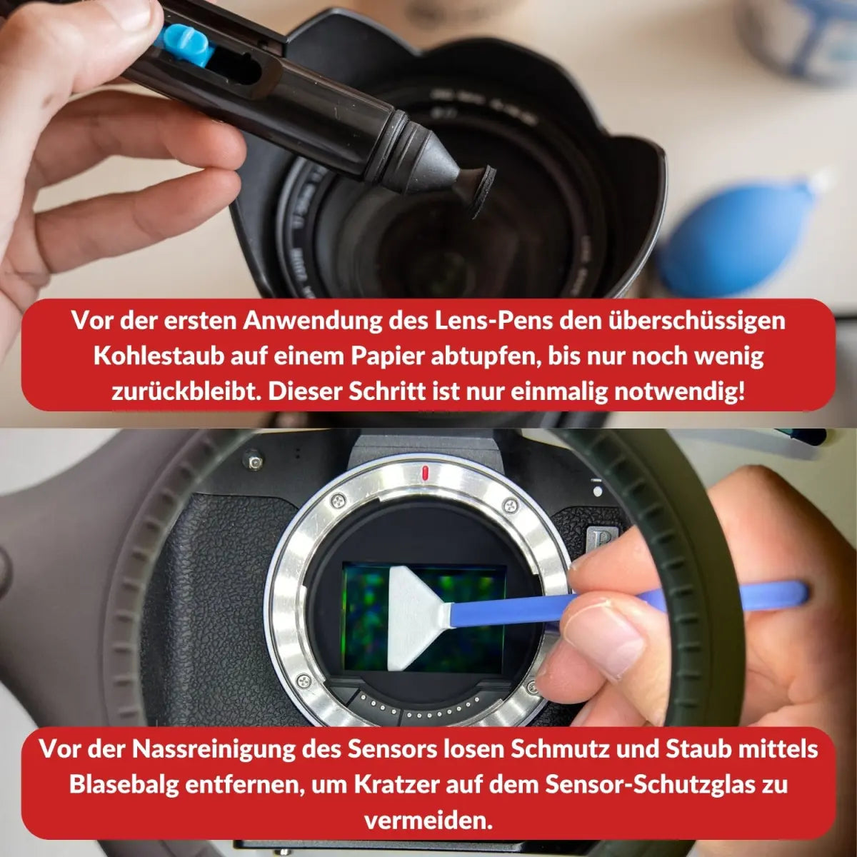Kamera-Reinigungsset für Sensor Objektiv & Gehäuse - Kamera & Foto > Kamerazubehör > Kamerareinigung > Reinigungssets
