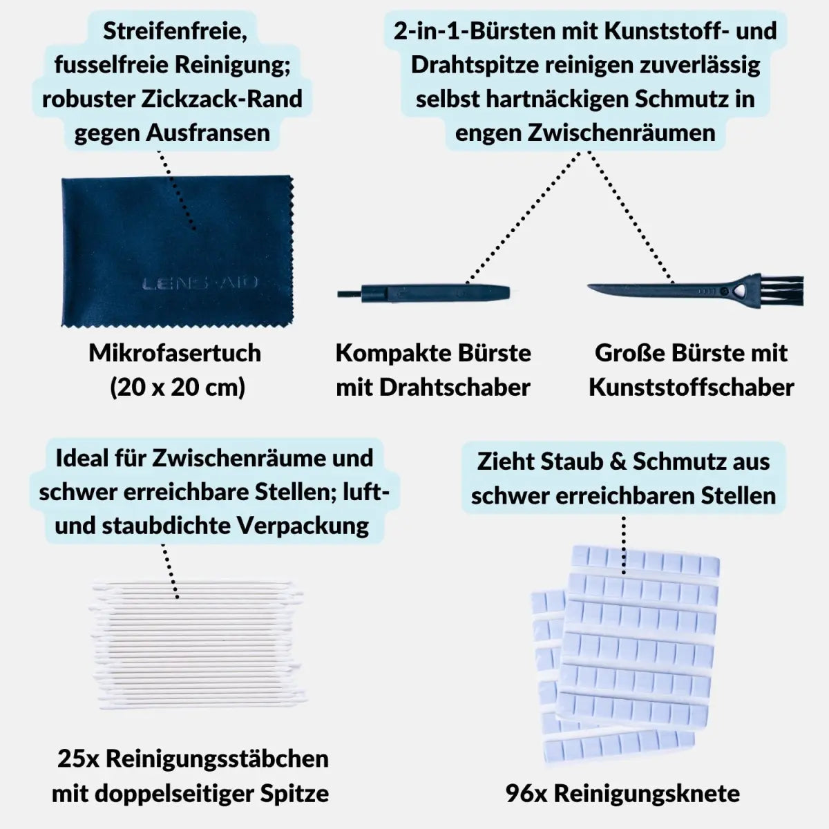 Kamera-Reinigungsset für Sensor Objektiv & Gehäuse - Kamera & Foto > Kamerazubehör > Kamerareinigung > Reinigungssets