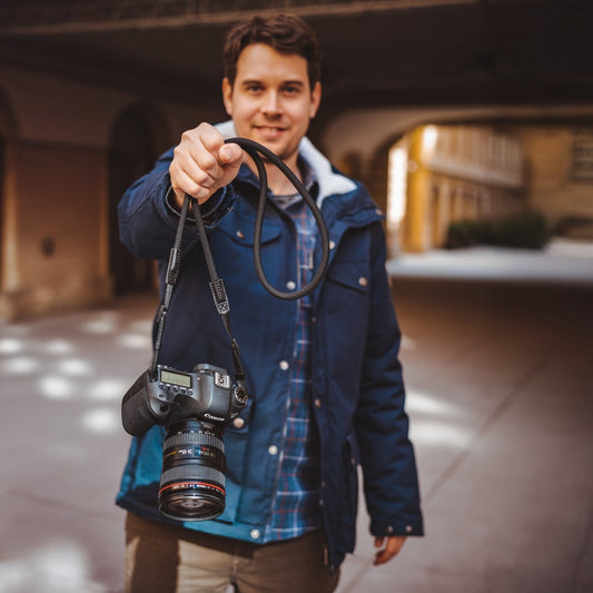 Kamera-Seilgurt ohne Ring für zu kleine oder schmale Ösen - Kamera & Foto > Kamerazubehör > Kameragurte