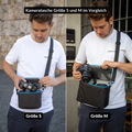 Kameratasche für Spiegelreflex- & Systemkamera, modern mit Tragegurt